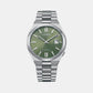 Male Green Analog Stainless Steel Watch NJ0158-89Z
