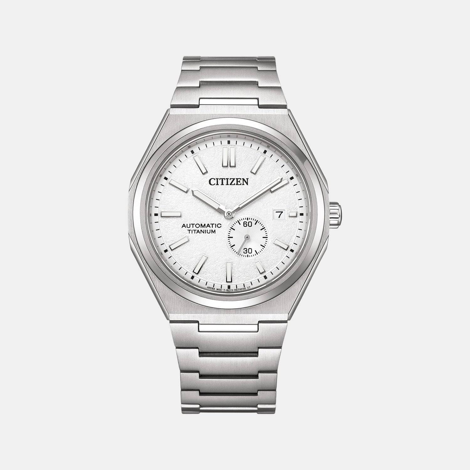 Citizen Zenshin Men White Stainless Steel Watch NJ0180-80A – Just
