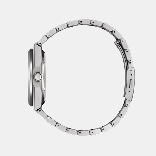 Zenshin Men Automatic Orange Dial Analog Stainless Steel Watch NJ0180-80Z Citizen 40.5 mm Round Automatic watch