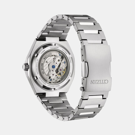 Zenshin Men Automatic Dark Blue Dial Analog Titanium Watch NK5020-58M Zenshin Men Automatic Dark Blue Dial Analog Titanium Watch NK5020-58M