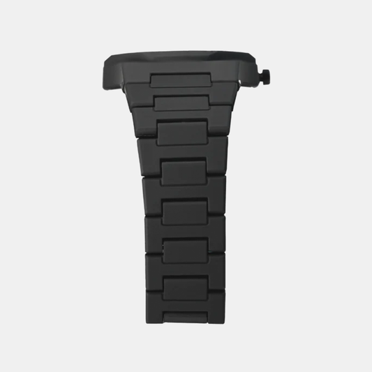 Polycarbonate Men Quartz Black Dial Analog Stainless Steel Watch Polycarbonate Men Quartz Black Dial Analog Stainless Steel Watch