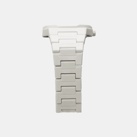 Polycarbonate Men Quartz Milk Dial Analog Stainless Steel Watch Polycarbonate Men Quartz Milk Dial Analog Stainless Steel Watch