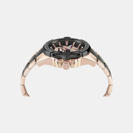 Men Quartz Black Dial Analog Stainless Steel Watch PWAAA3125 Men Quartz Black Dial Analog Stainless Steel Watch PWAAA3125