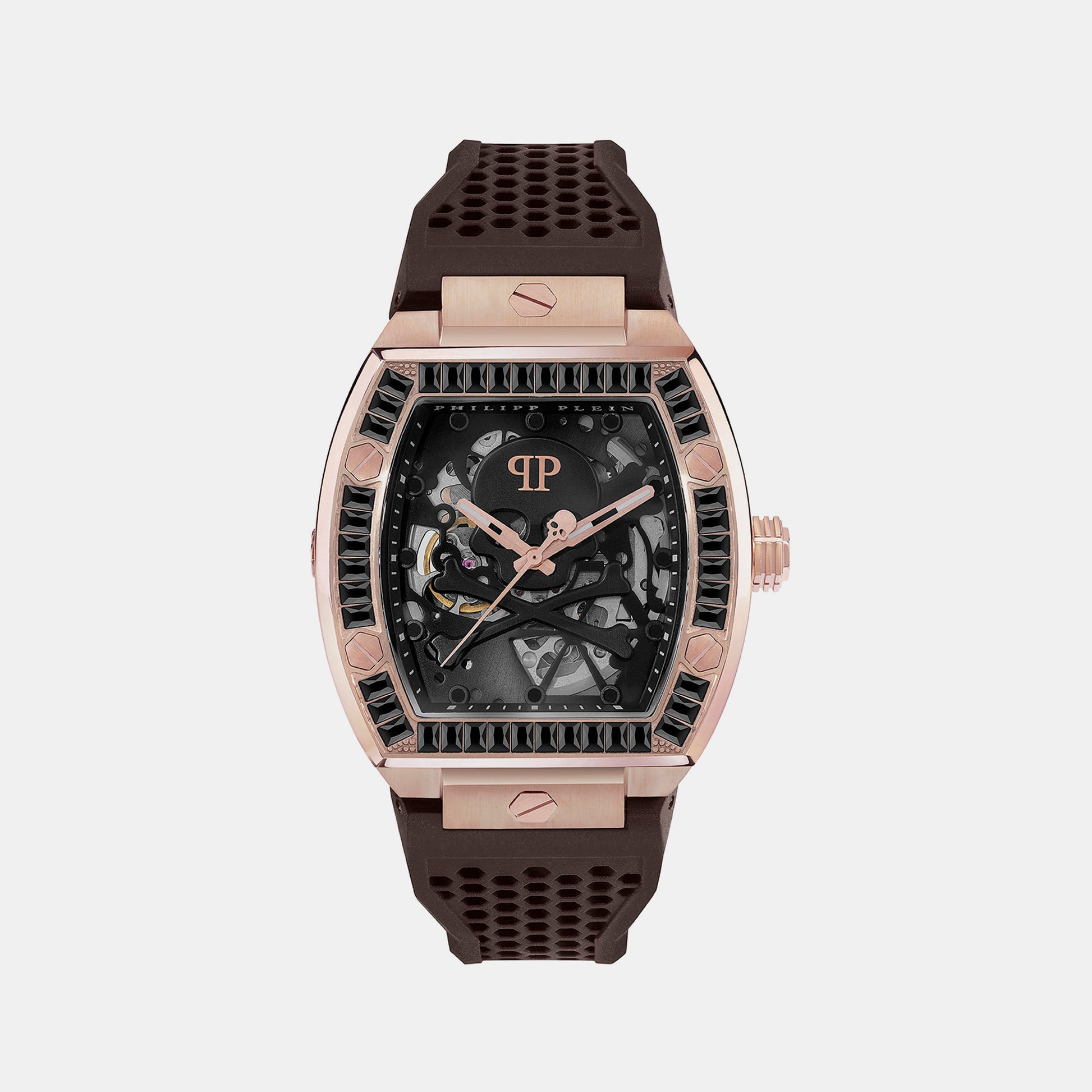 The $Keleton Male Black Automatic Silicon Watch PWBAA1723