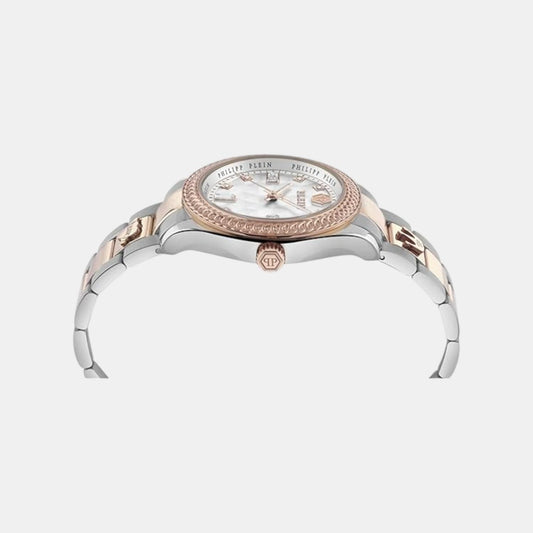 Women Automatic White & Silver Dial Analog Stainless Steel Watch PWCDA0724 Women Automatic White & Silver Dial Analog Stainless Steel Watch PWCDA0724