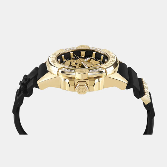 Unisex Quartz Black Dial Analog Silicone Watch PWNAA0122 Unisex Quartz Black Dial Analog Silicone Watch PWNAA0122