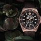 The $Kull Diver Male Brown Analog Silicon Watch PWOAA0322