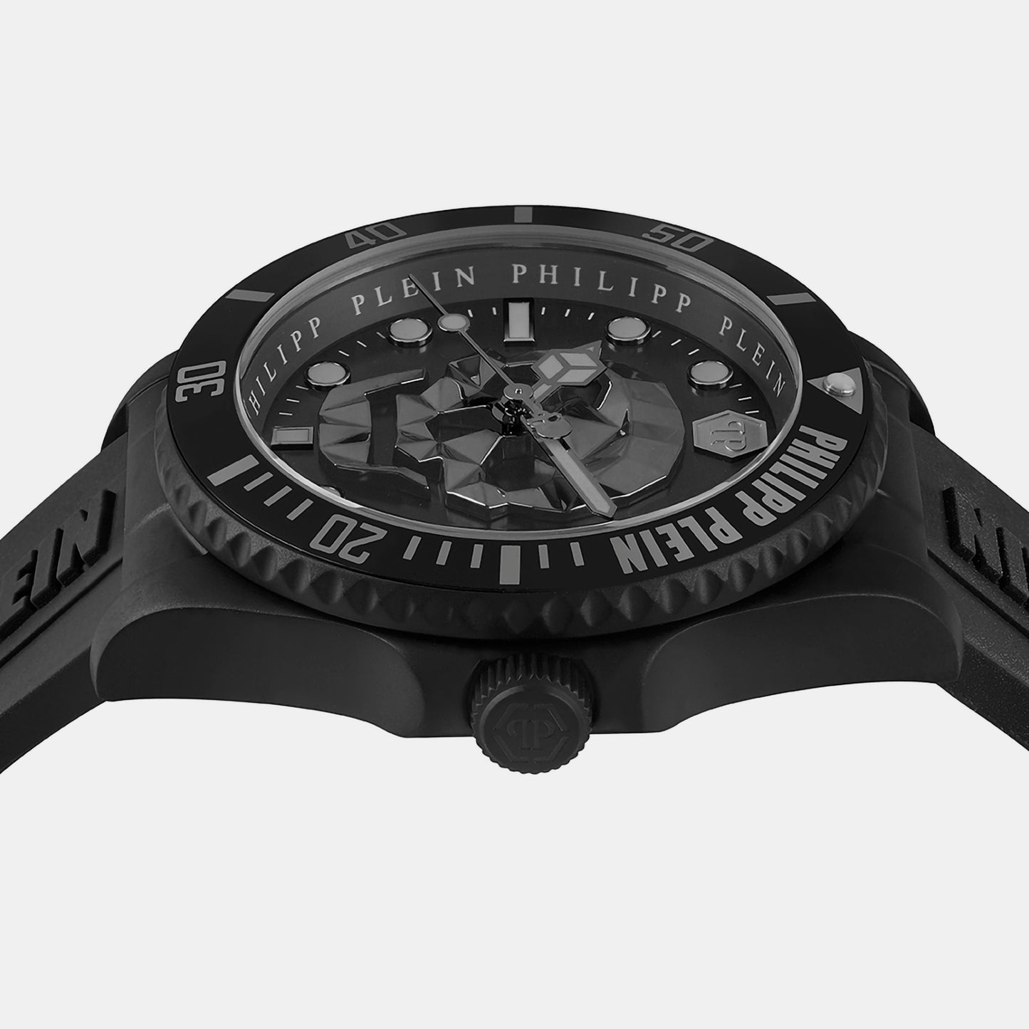The $Kull Diver Male Black Analog Silicon Watch PWOAA0422