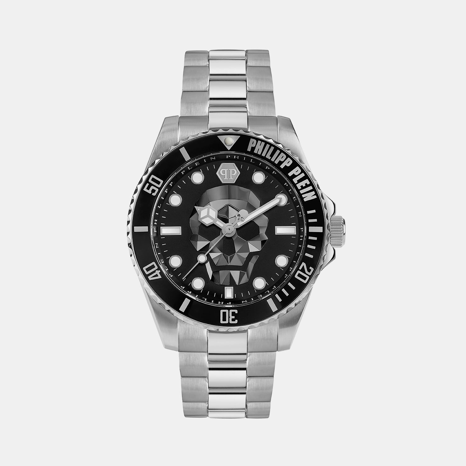 The $Kull Diver Male Black Analog Stainless Steel Watch PWOAA0522