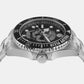 The $Kull Diver Male Black Analog Stainless Steel Watch PWOAA0522