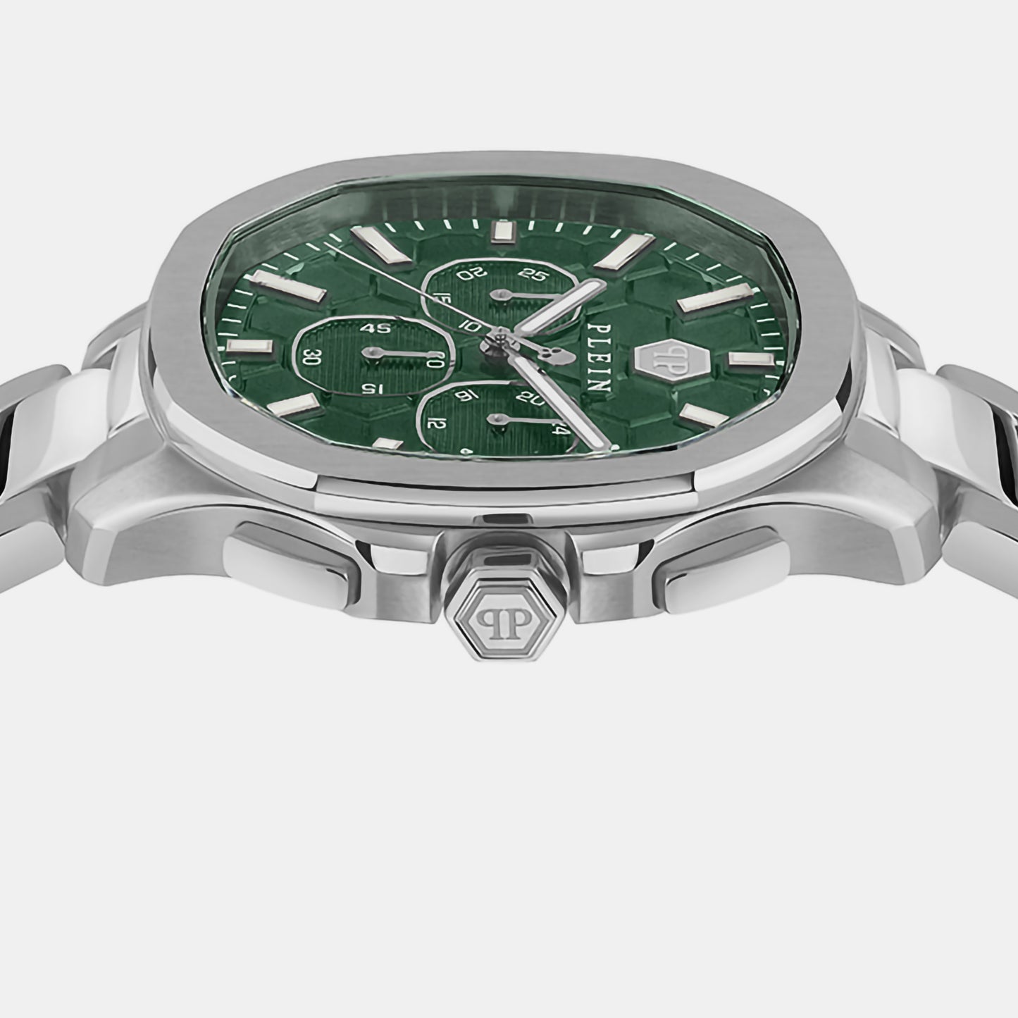 Plein Philipp Male Green Chronograph Stainless Steel Watch PWSAA0223