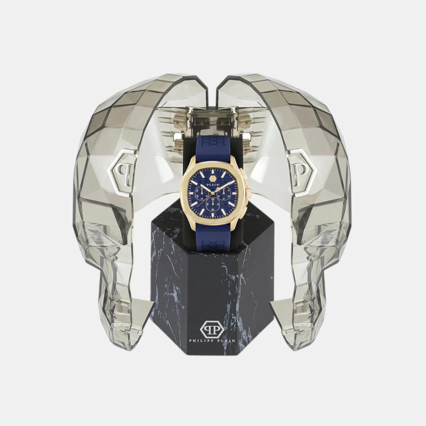 Men Quartz Blue Dial Analog Stainless Steel Watch PWSAA0323