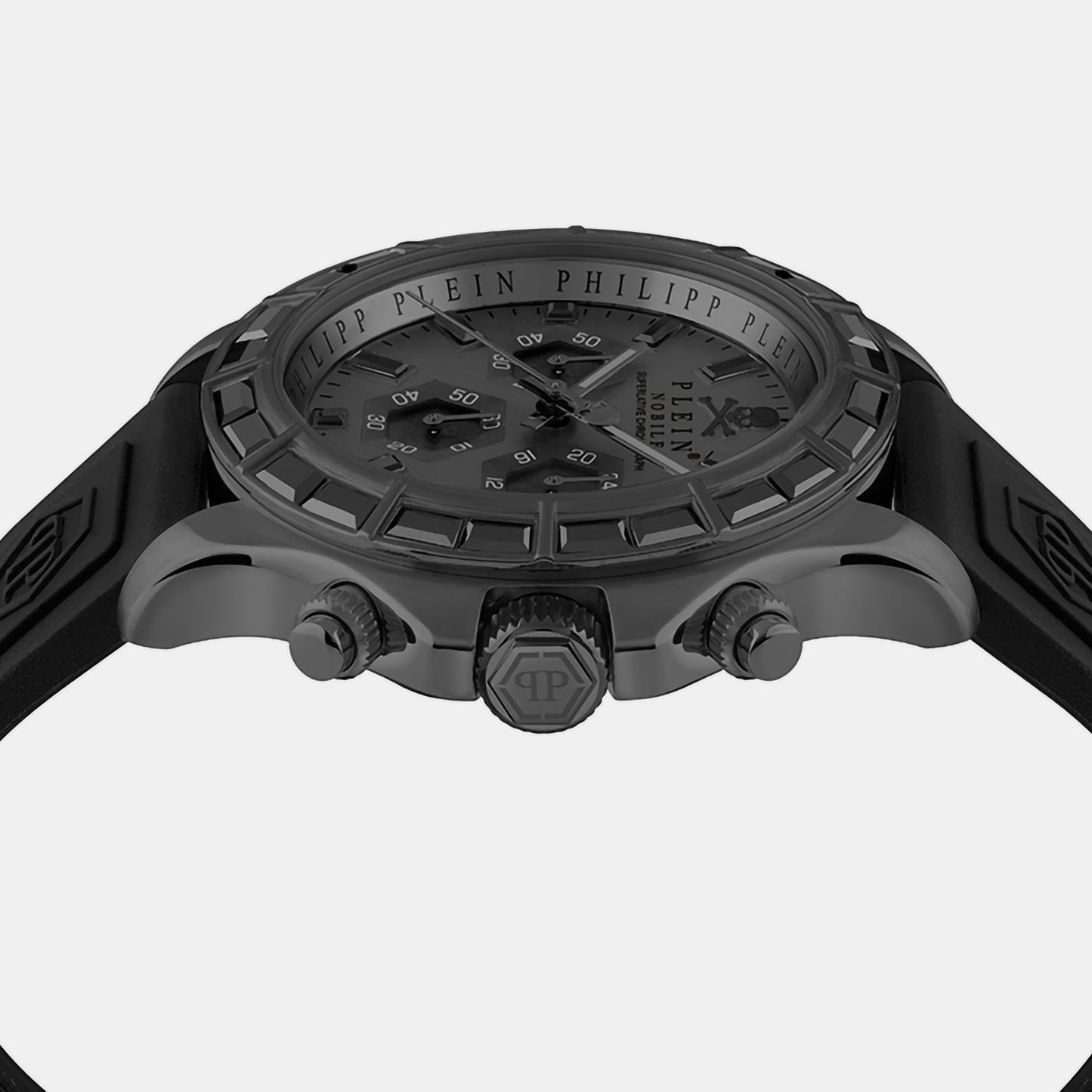 Nobile Racing Male Black Chronograph Silicon Watch PWVAA0423