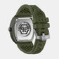 The Skeleton Ecoceramic Male Green Automatic Silicon Watch PWVBA0223