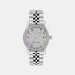 Date Superlative Female Silver Analog Stainless Steel Watch PWYAA0723