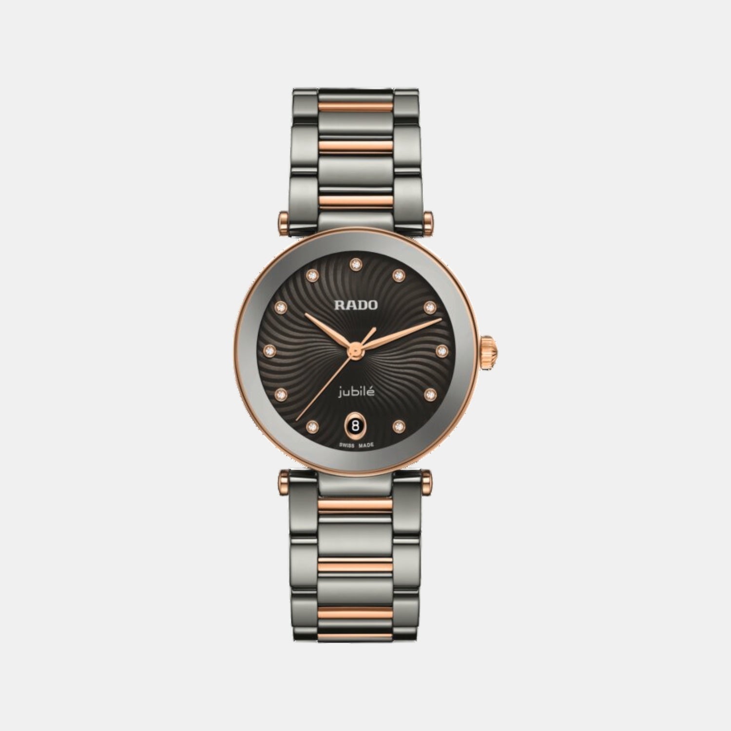 Rado LaCoupole Women Grey Ceramic Watch R22241703 – Just In Time