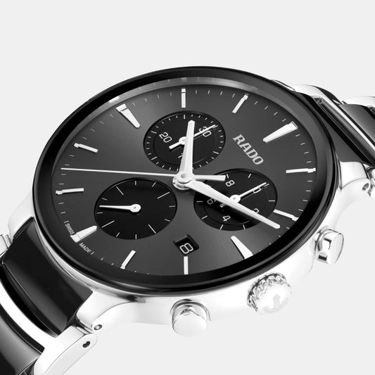 Centrix Men Quartz Black Dial Chronograph Stainless Steel Watch R30210152 Centrix Men Quartz Black Dial Chronograph Stainless Steel Watch R30210152