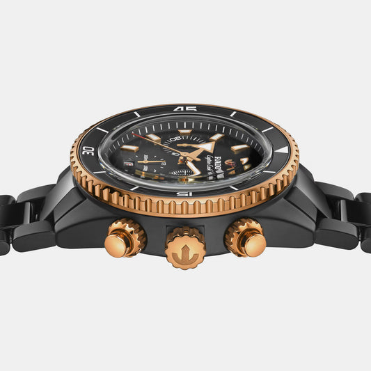Captain Cook Men Automatic Black Dial Chronograph Ceramic Watch R32190153 Captain Cook Men Automatic Black Dial Chronograph Ceramic Watch R32190153