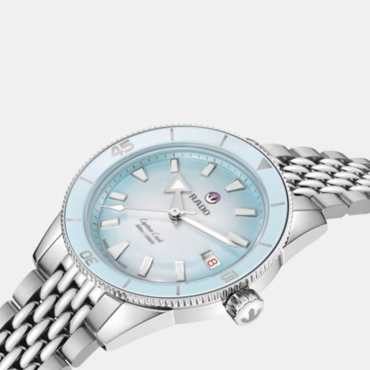 Captain Cook Unisex Automatic Blue Silver Dial Analog Stainless Steel Watch R32223203 Captain Cook Unisex Automatic Blue Silver Dial Analog Stainless Steel Watch R32223203