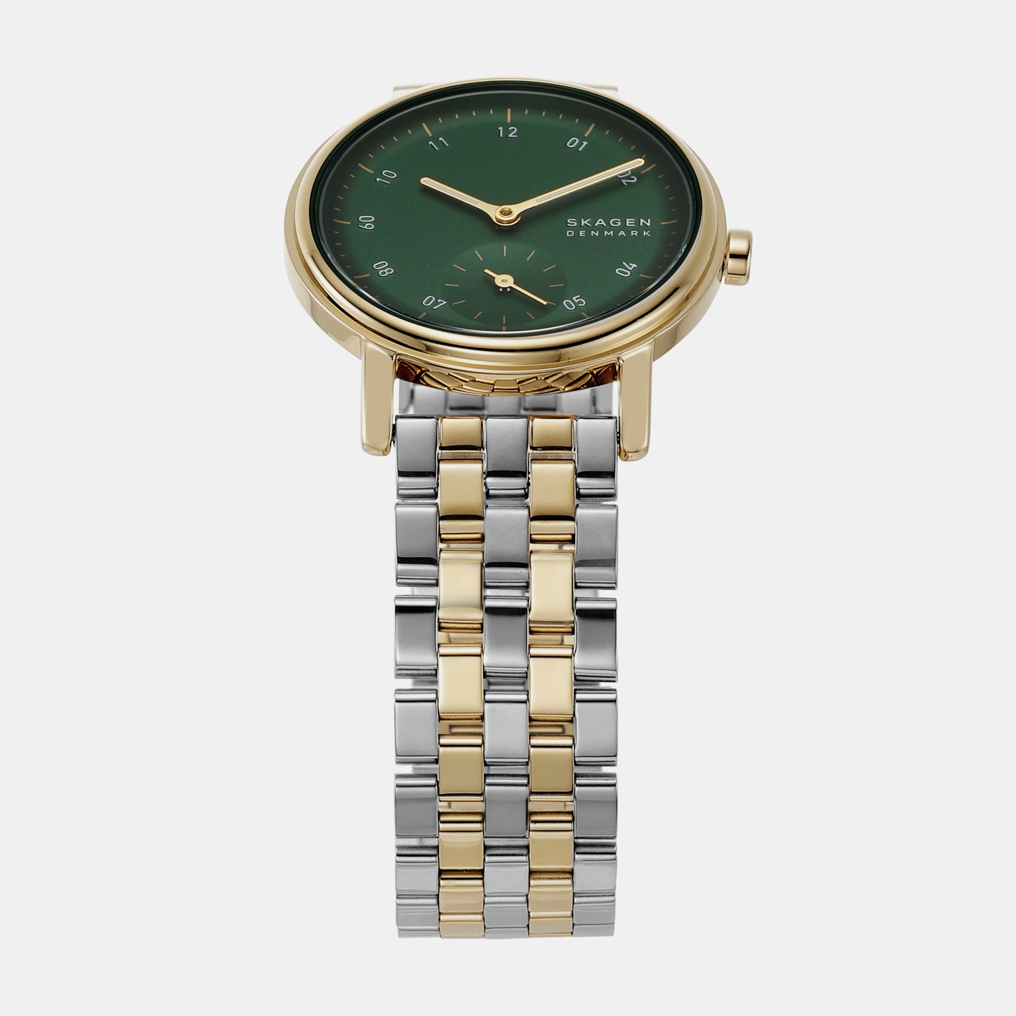 Female Kuppel Lille Two-Hand Sub-Second Green Stainless Steel Watch SKW3102