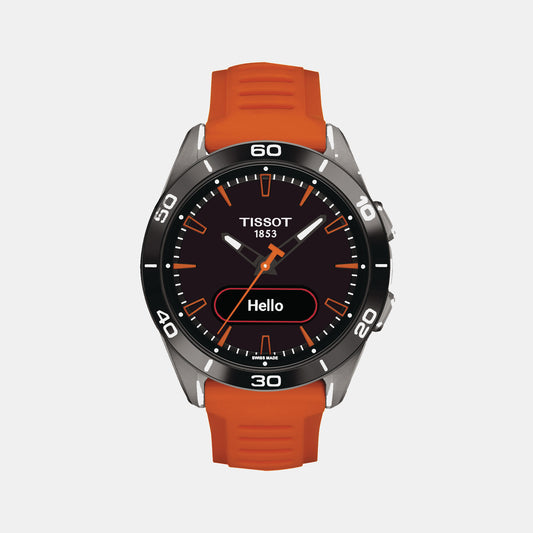T-Touch Connect Sport Unisex Orange Analog Silicone Watch T1534204705102
