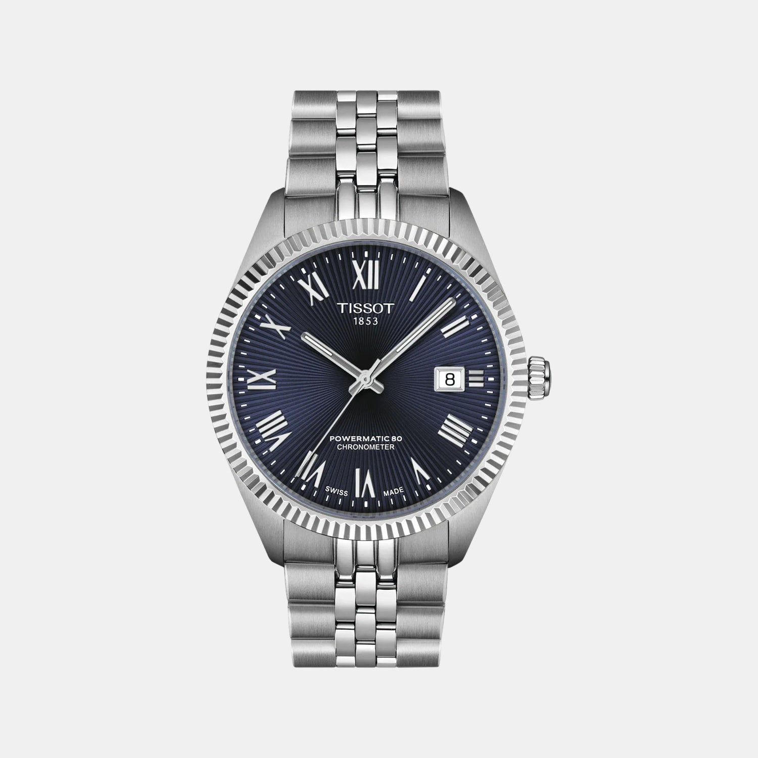 Tissot Ballade Powermatic 80 COSC Men Automatic Blue Dial Analog