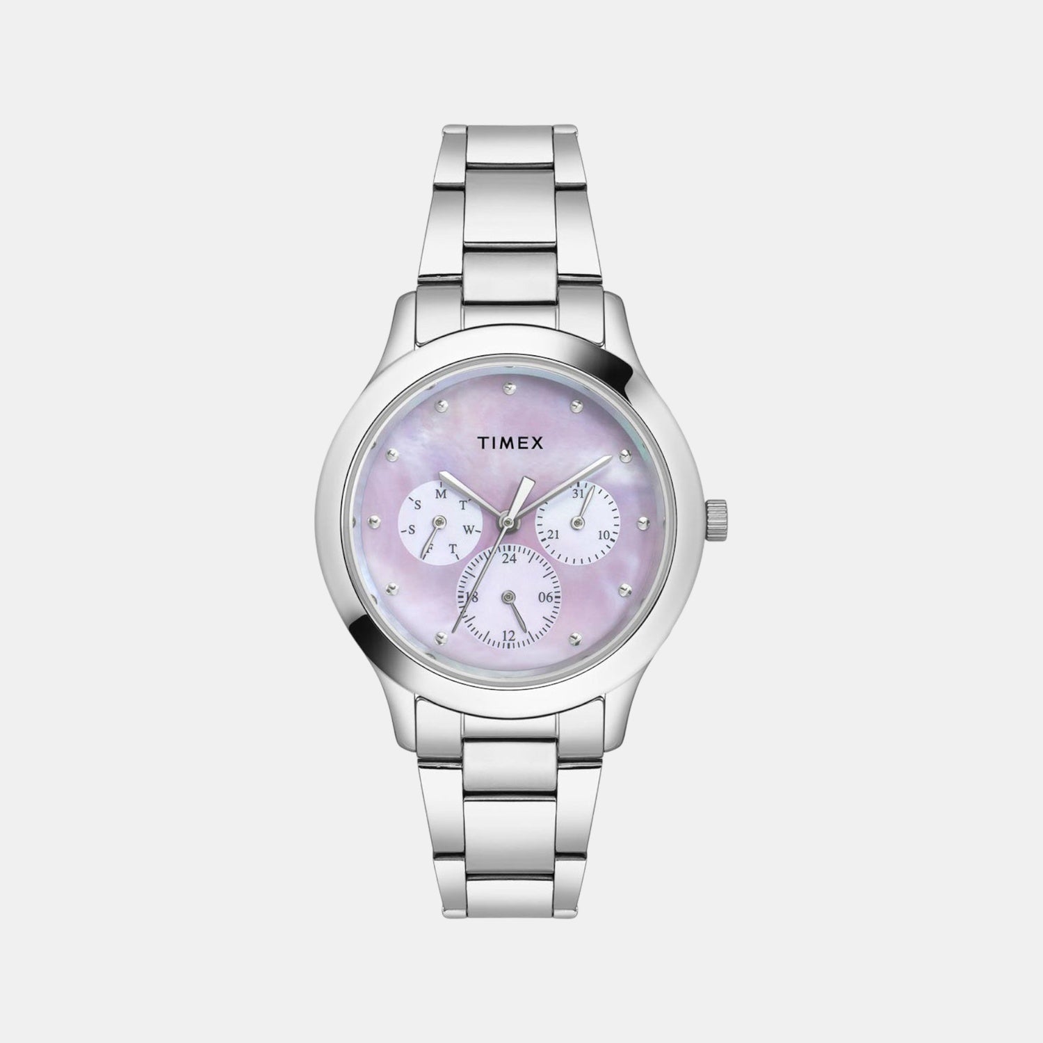 Timex Women Mother Of Pearl Watch TW000Q816-EX – Just In Time