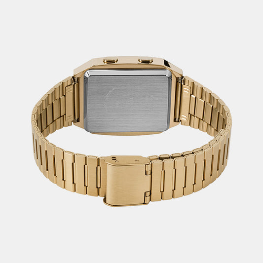 Q Timex Men Quartz Silver Dial Digital Stainless Steel Watch TW2U72500U9 Timex 32.5 mm Square Quartz watch