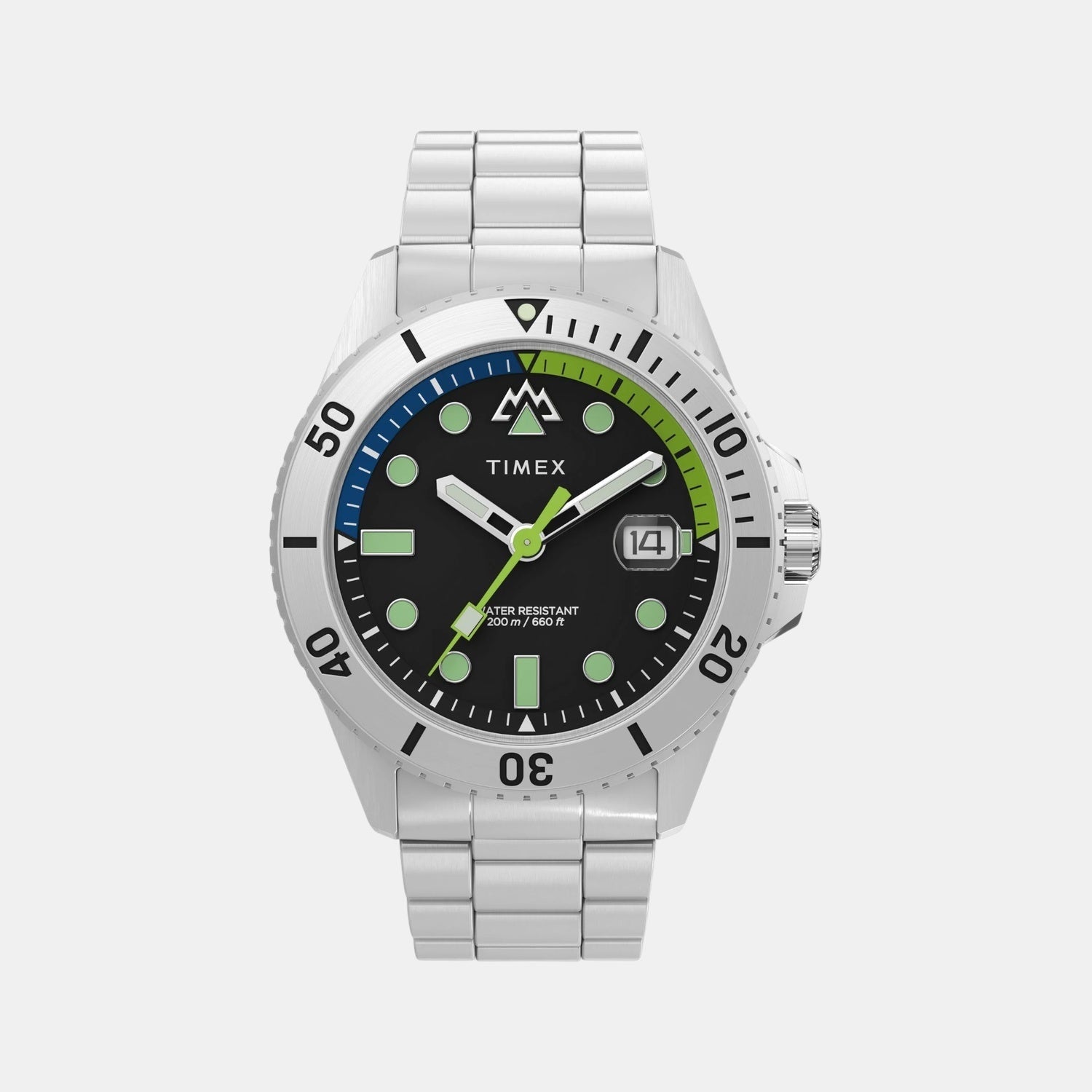 Timex Men Black Stainless Steel Watch TW2W41900X6 – Just In Time