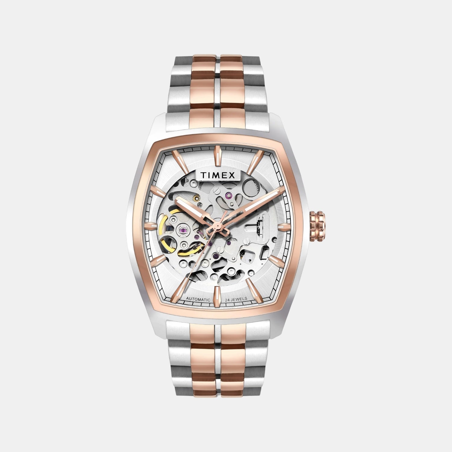 Timex Fashion Men Silver Stainless Steel Watch TWEG25903 – Just In