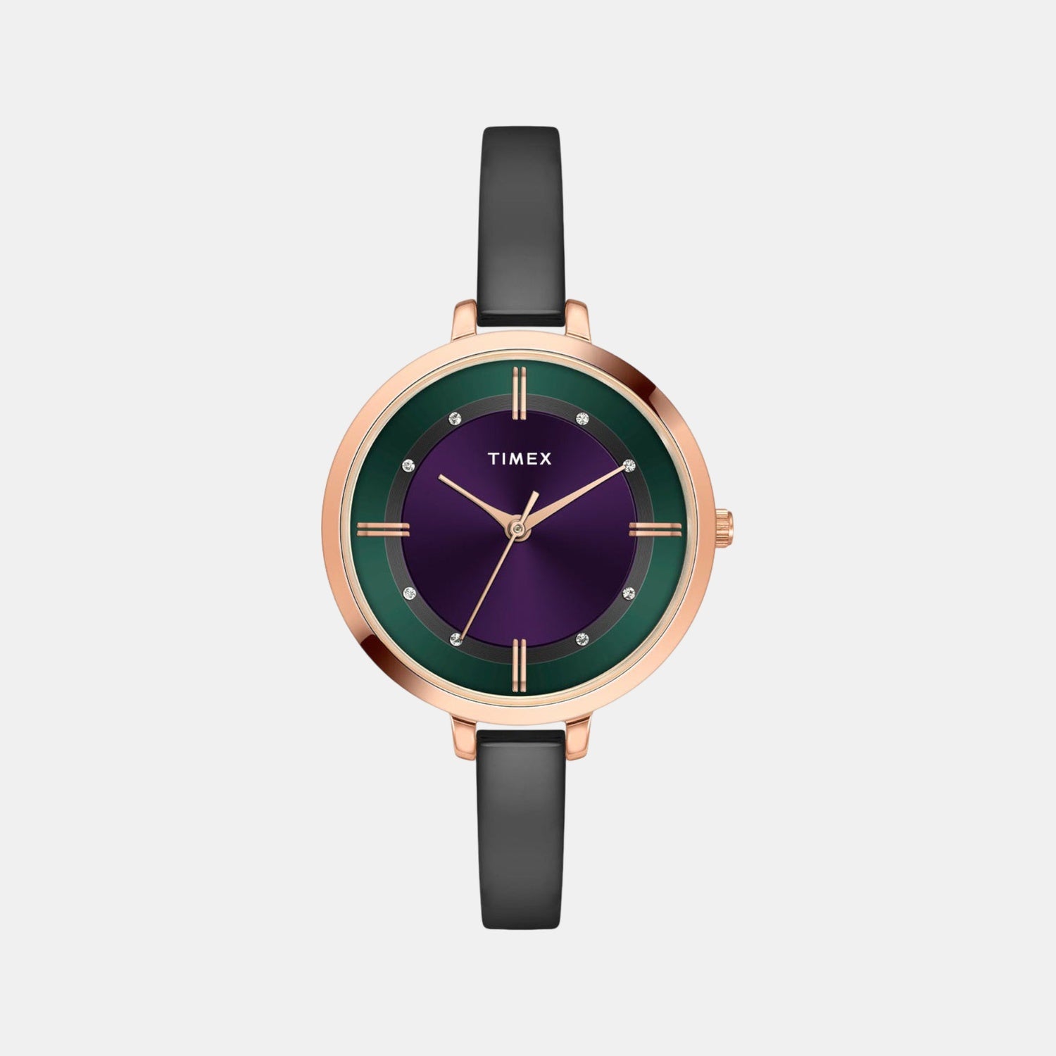 Timex Women Purple Brass Watch TWEL12826-EX – Just In Time