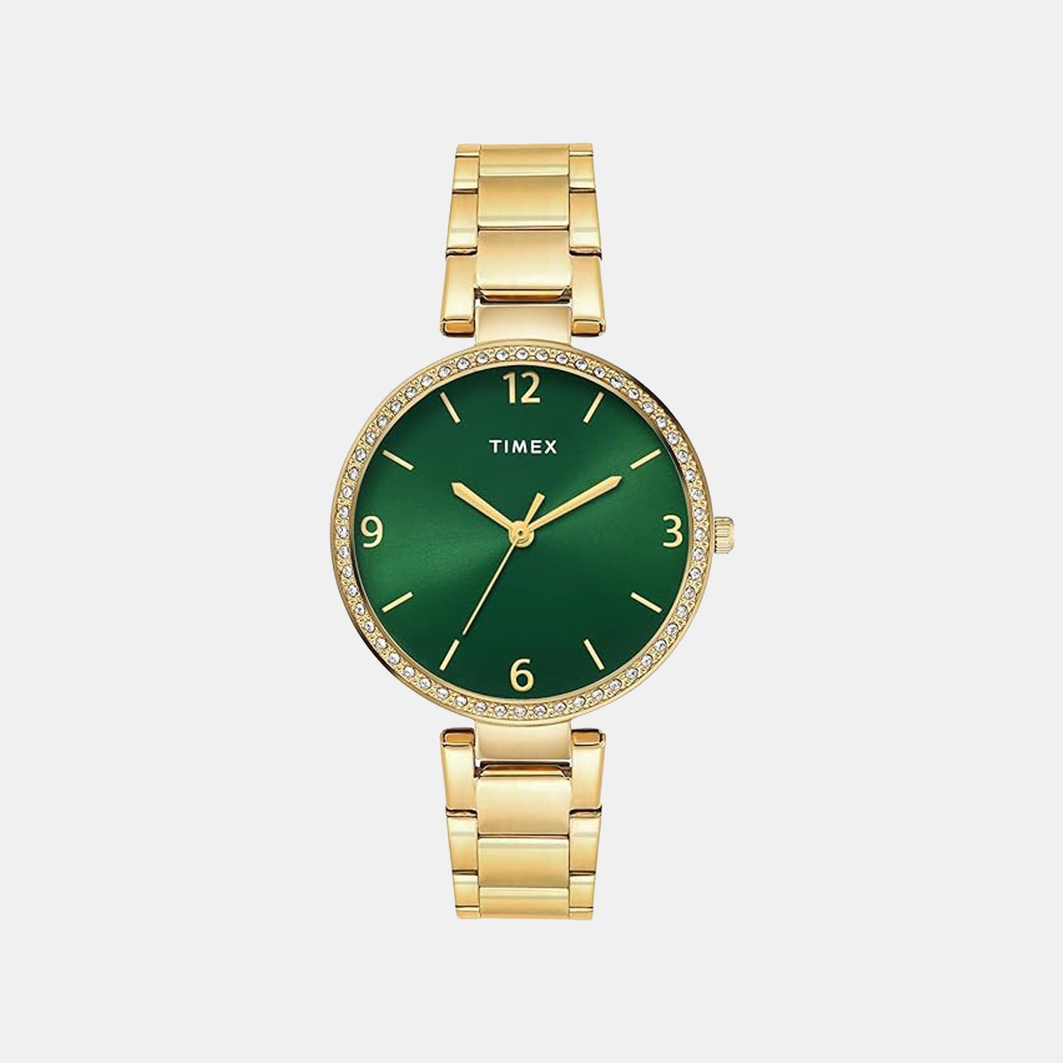 Timex Trendline Women Green Stainless Steel Watch TWEL18719 – Just