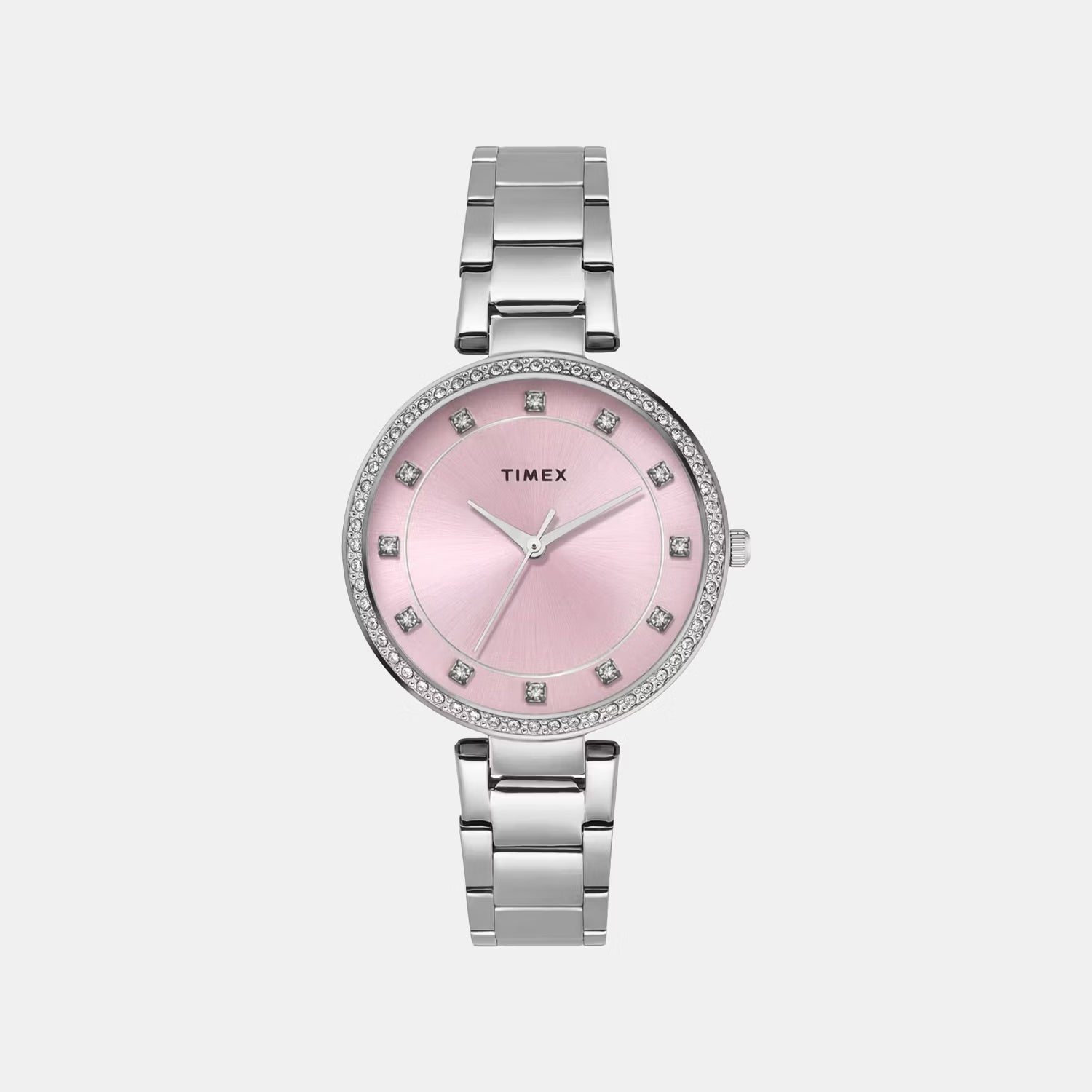 Timex Trendline Women Pink Stainless Steel Watch TWEL18731 – Just