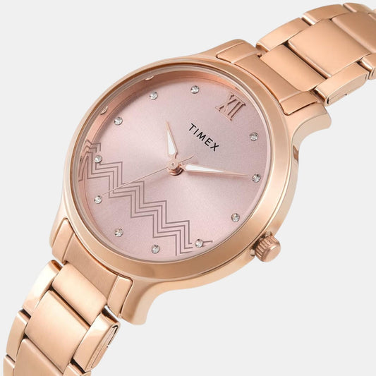 Classics Women Quartz Rose Gold Dial Analog Stainless Steel Watch TWTL12311 Classics Women Quartz Rose Gold Dial Analog Stainless Steel Watch TWTL12311