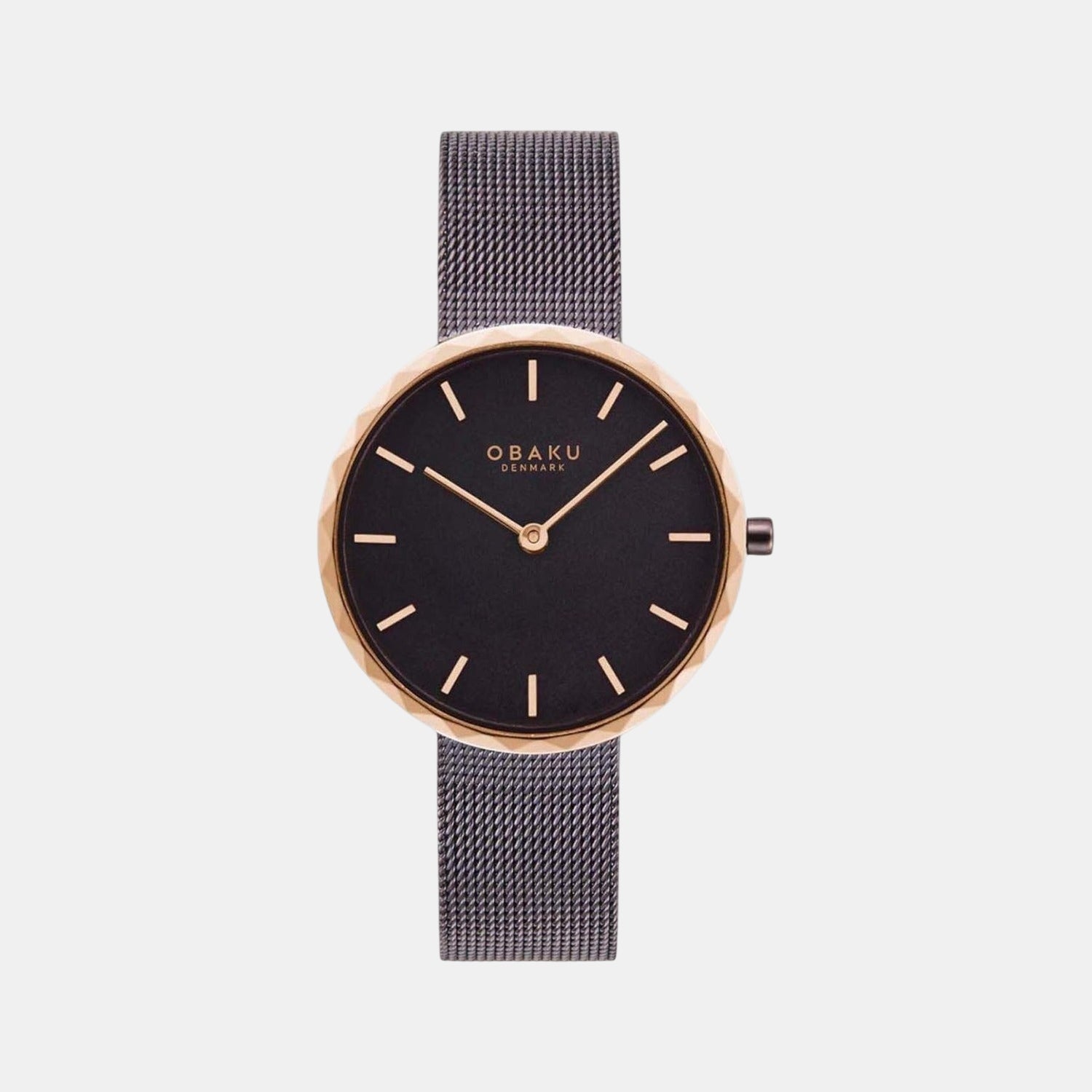 Obaku Folder Women Black Stainless Steel Watch V252LXXNMN – Just