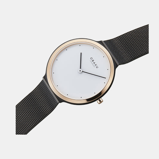 Satin Tuscany Men Quartz White Dial Analog Mesh Watch V269GXMWMB Satin Tuscany Men Quartz White Dial Analog Mesh Watch V269GXMWMB