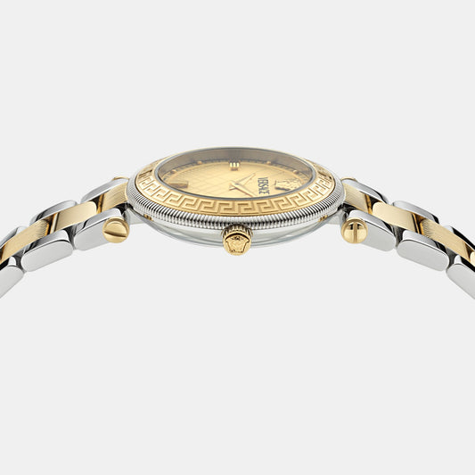 Women Quartz Gold Dial Analog Stainless Steel Watch VE8B00324 Women Quartz Gold Dial Analog Stainless Steel Watch VE8B00324