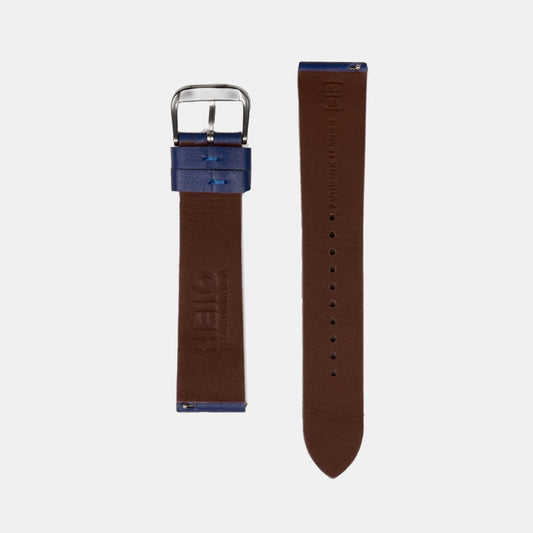 Men Sheep Nappa Leather Strap INTRO 2.0 DS- VAN GOGH BLUE 22 MM Men Sheep Nappa Leather Strap INTRO 2.0 DS- VAN GOGH BLUE 22 MM