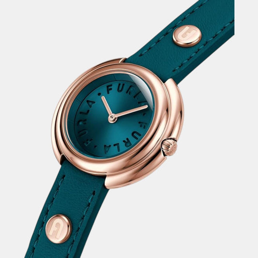 Furla Heritage Women Quartz Blue Dial Analog Leather Watch WW00031002L3 Furla Heritage Women Quartz Blue Dial Analog Leather Watch WW00031002L3