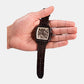Male Beige Leather Chronograph Watch Y83008G1MF
