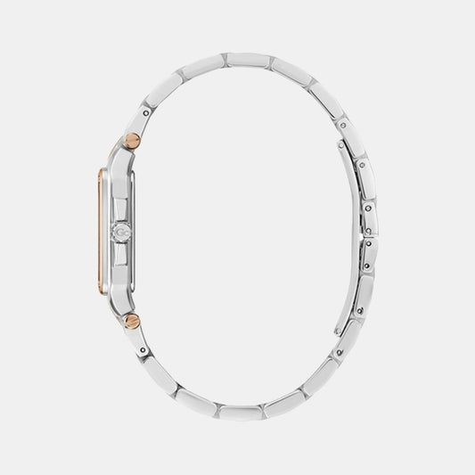 Couture Square Women Quartz White Dial Analog Stainless Steel Watch Y85002L1MF GC 27 mm Round Quartz watch