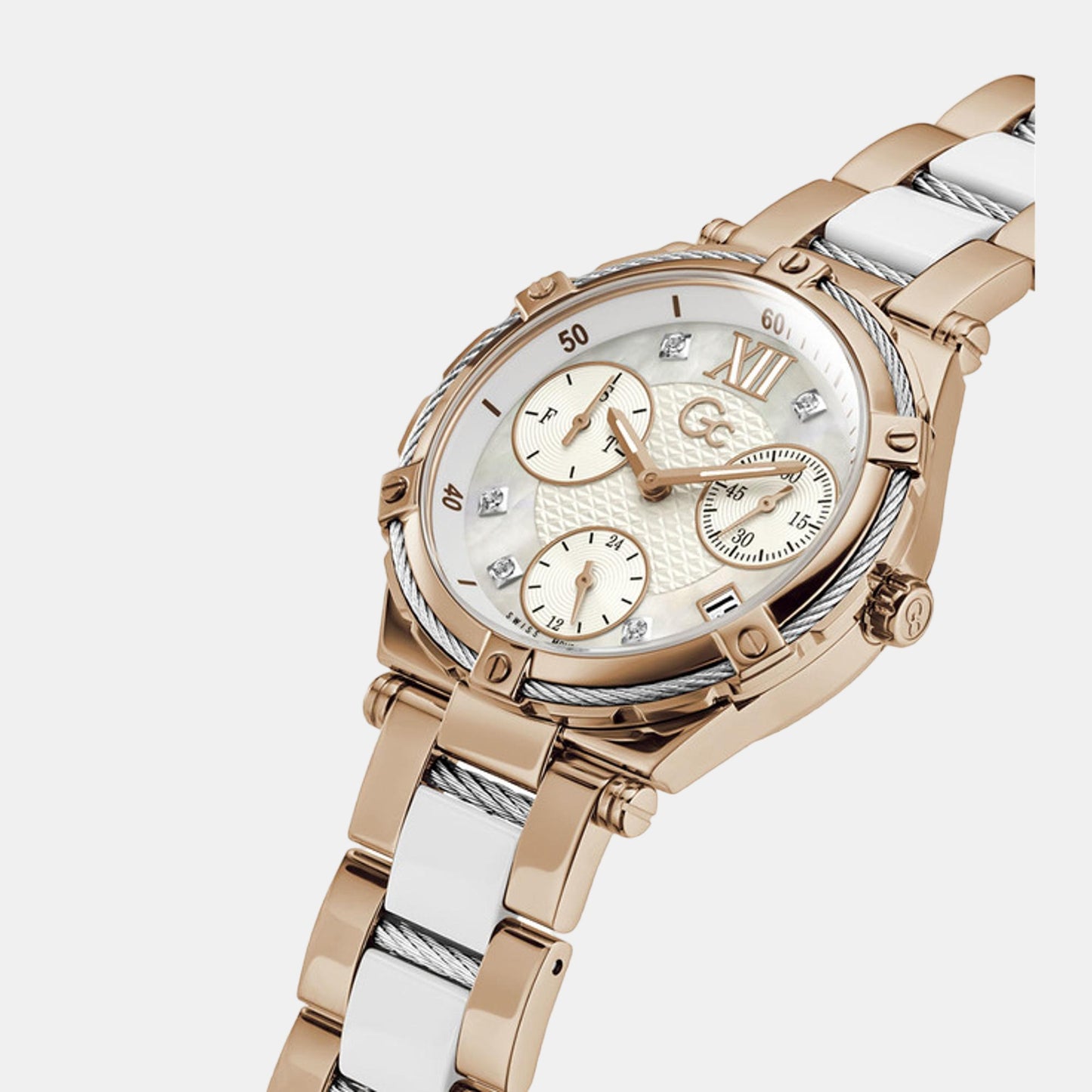 Female Stainless Steel Chronograph Watch Y87002L1MF