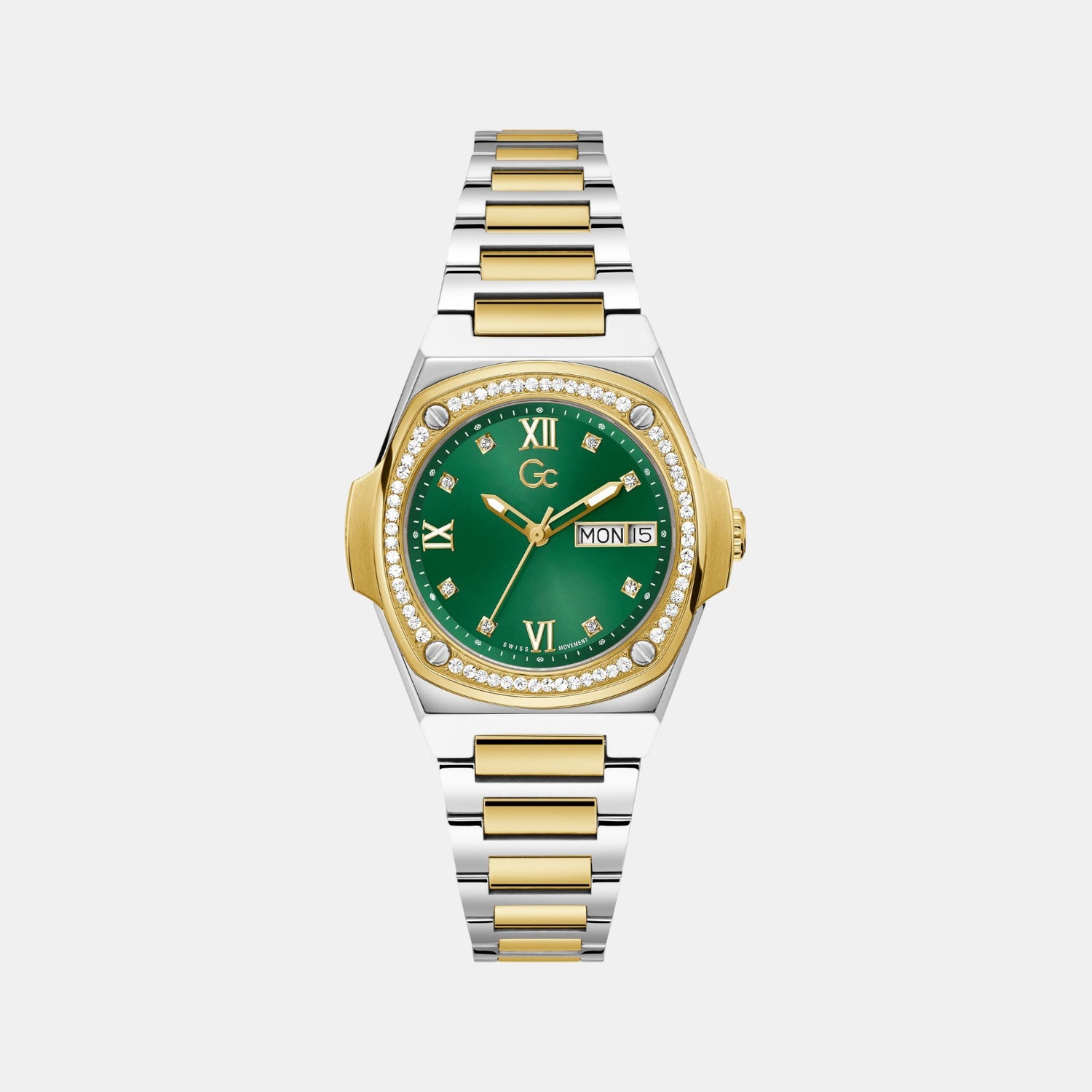 GC Coussin Shape Women Green Watch Y98010L9MF – Just In Time