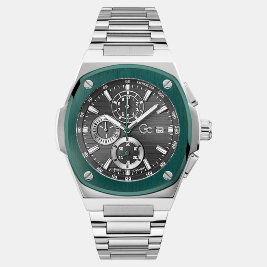 Gc Coussin Shape Women Quartz Grey Dial Chronograph Stainless Steel Watch Y99022G5MF Gc Coussin Shape Women Quartz Grey Dial Chronograph Stainless Steel Watch Y99022G5MF