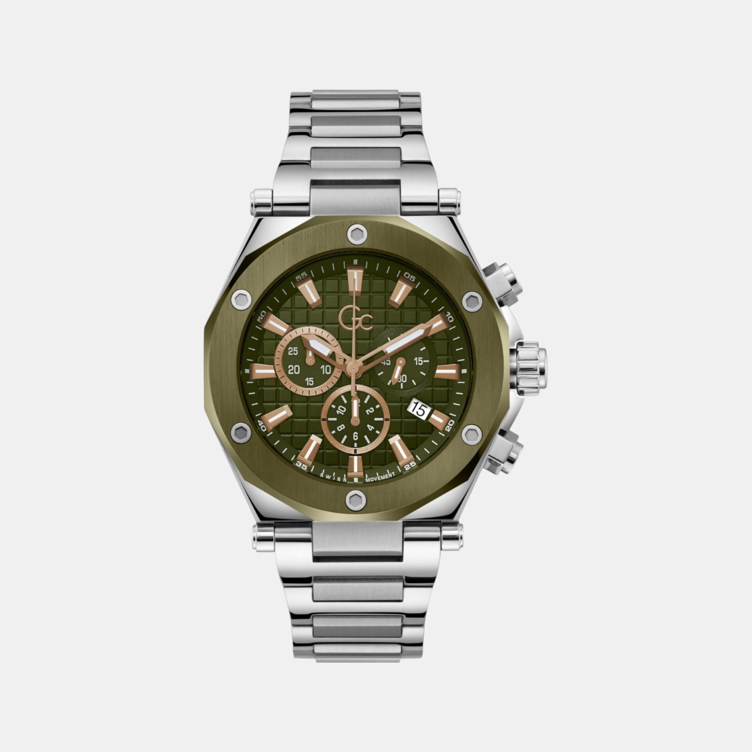 GC Legacy Chrono Men Silver Chronograph Watch Z18004G9MF – Just In