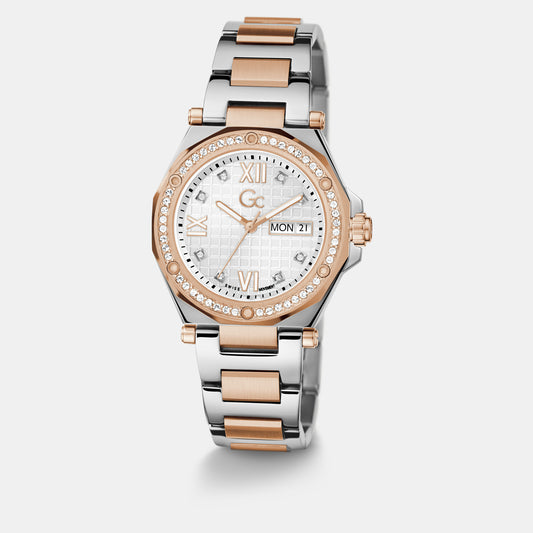 Legacy Women Women Quartz Silver Dial Analog Stainless Steel Watch Z20002L1MF GC 34 mm Round Quartz watch