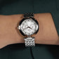 Female White Chronograph Stainless Steel Watch Z21006L1MF