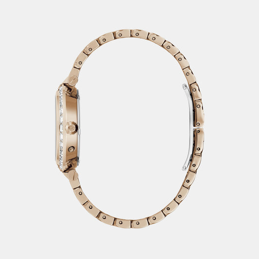 Vogue Large Women Quartz White Dial Multi-Function Stainless Steel Watch Z21009L1MF GC 36.5 mm Round Quartz watch