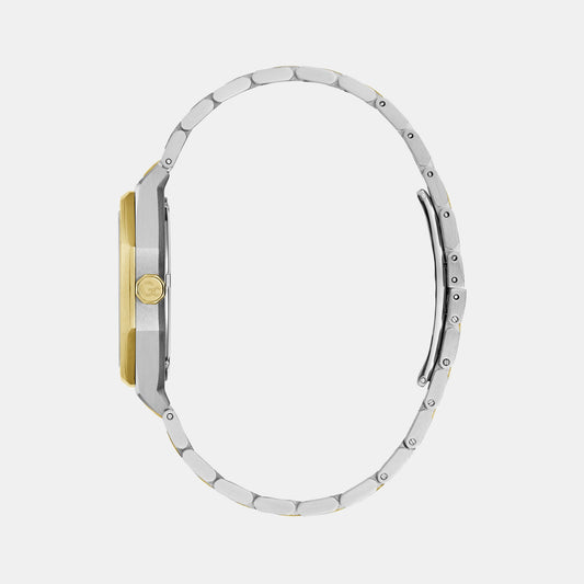 Coussin Sleek Lady Women Quartz White Dial Analog Stainless Steel Watch Z25002L1MF GC 34 mm Tonneau Quartz watch