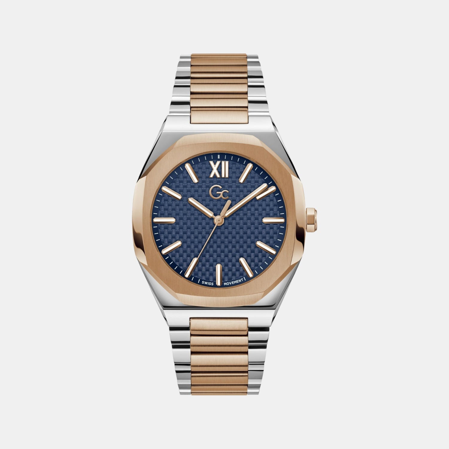 GC Coussin Sleek Men Blue Stainless Steel Watch Z26001G7MF – Just